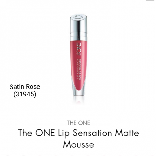 the one lip sensation matte mousse